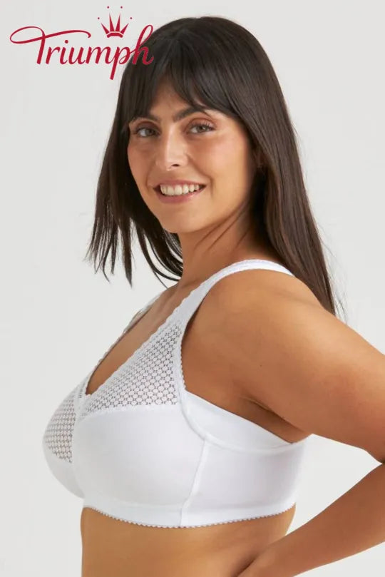 Triumph - 3 részes szett 🔥 Kényelmes csipke melltartó mintával