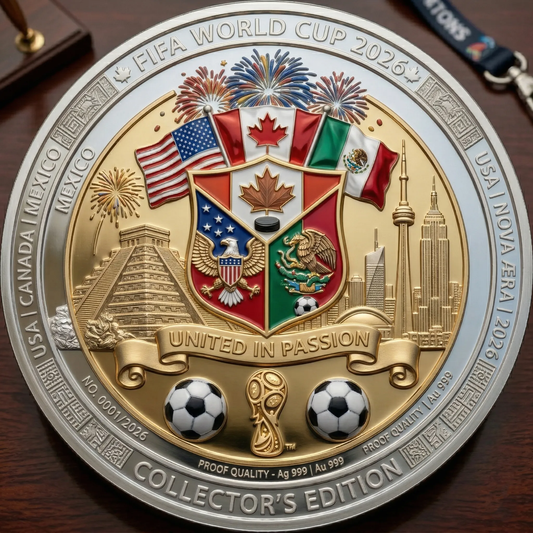 ⚽2026-os Legacy Világkupa Kihívás Érme🏆 ★LIMITÁLT KIADÁS • CSAK 2026 DARAB ELÉRHETŐ★