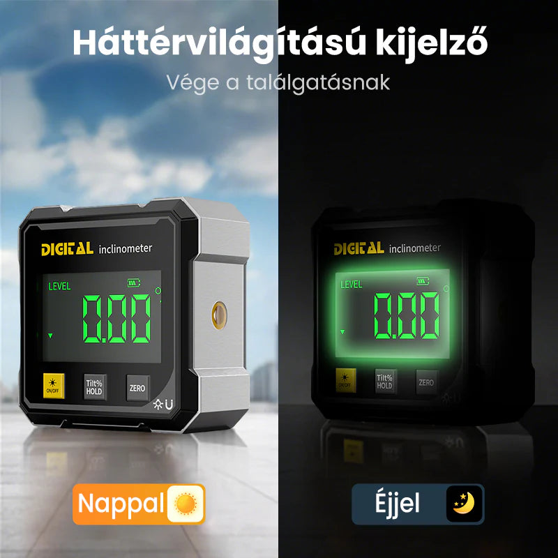 đ NĂ©gyoldalas mĂĄgneses digitĂĄlis szögmĂ©rĆ lĂ©zerrel đ·đ