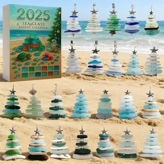 🌊✨Akril adventi naptár karácsonyfa hatással 🎄❄️