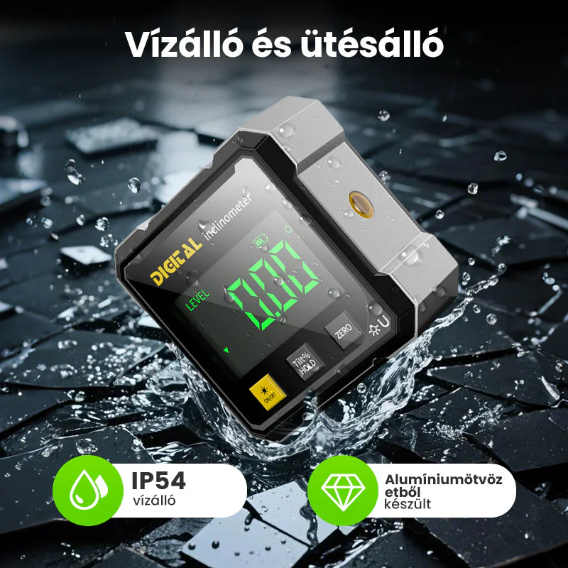 đ NĂ©gyoldalas mĂĄgneses digitĂĄlis szögmĂ©rĆ lĂ©zerrel đ·đ