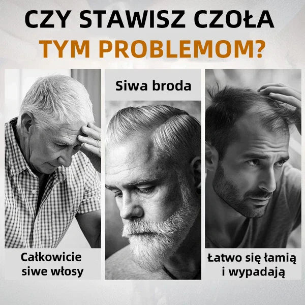 Azonnali színező hatású hajsampon - Szakáll és haj