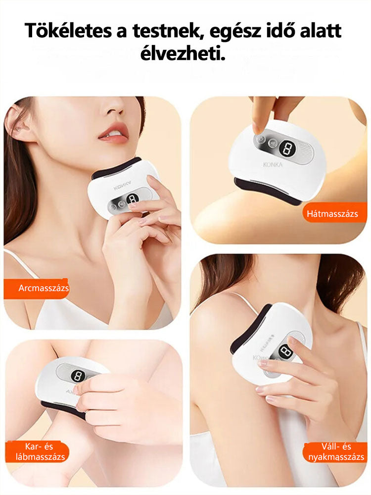 Az intelligens elektromos gua sha készülék enyhíti az arc fáradtságát