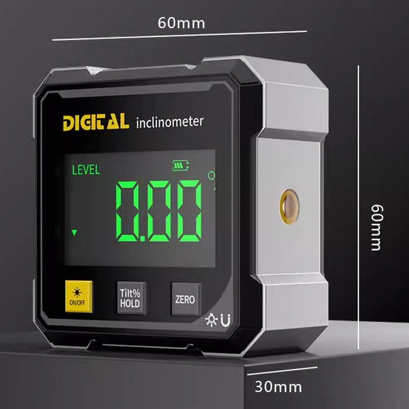 đ NĂ©gyoldalas mĂĄgneses digitĂĄlis szögmĂ©rĆ lĂ©zerrel đ·đ