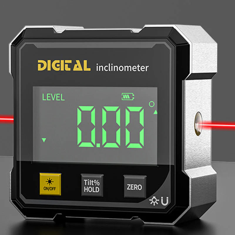 đ NĂ©gyoldalas mĂĄgneses digitĂĄlis szögmĂ©rĆ lĂ©zerrel đ·đ