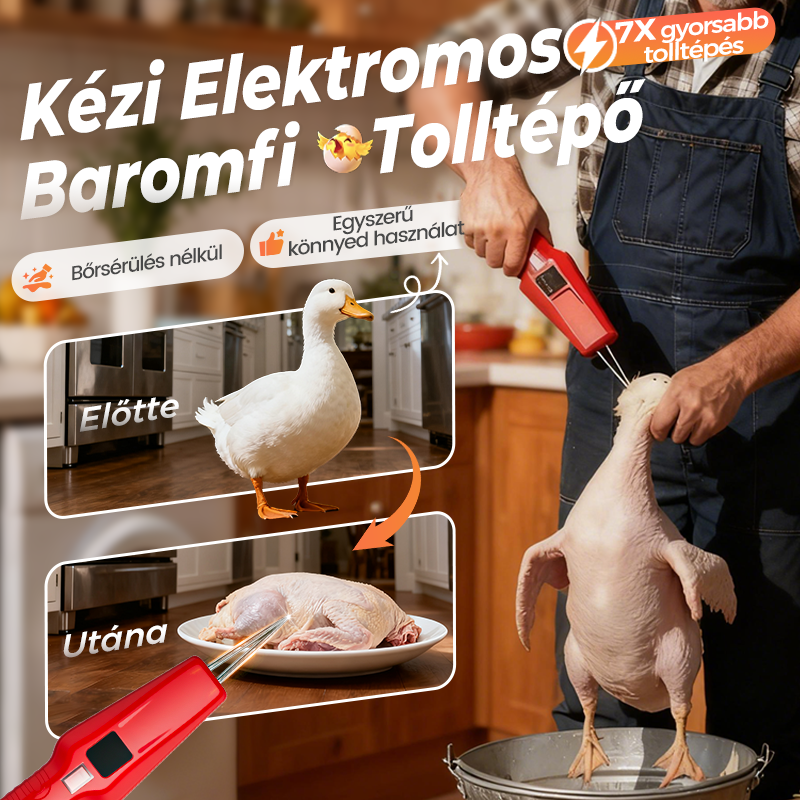 đ„đ Elektromos baromfi tolltĂ©pĆ gĂ©p â EgyszerƱ tolltĂ©pĂ©s, idĆ- Ă©s energiamegtakarĂtĂĄs! đšâđłđ