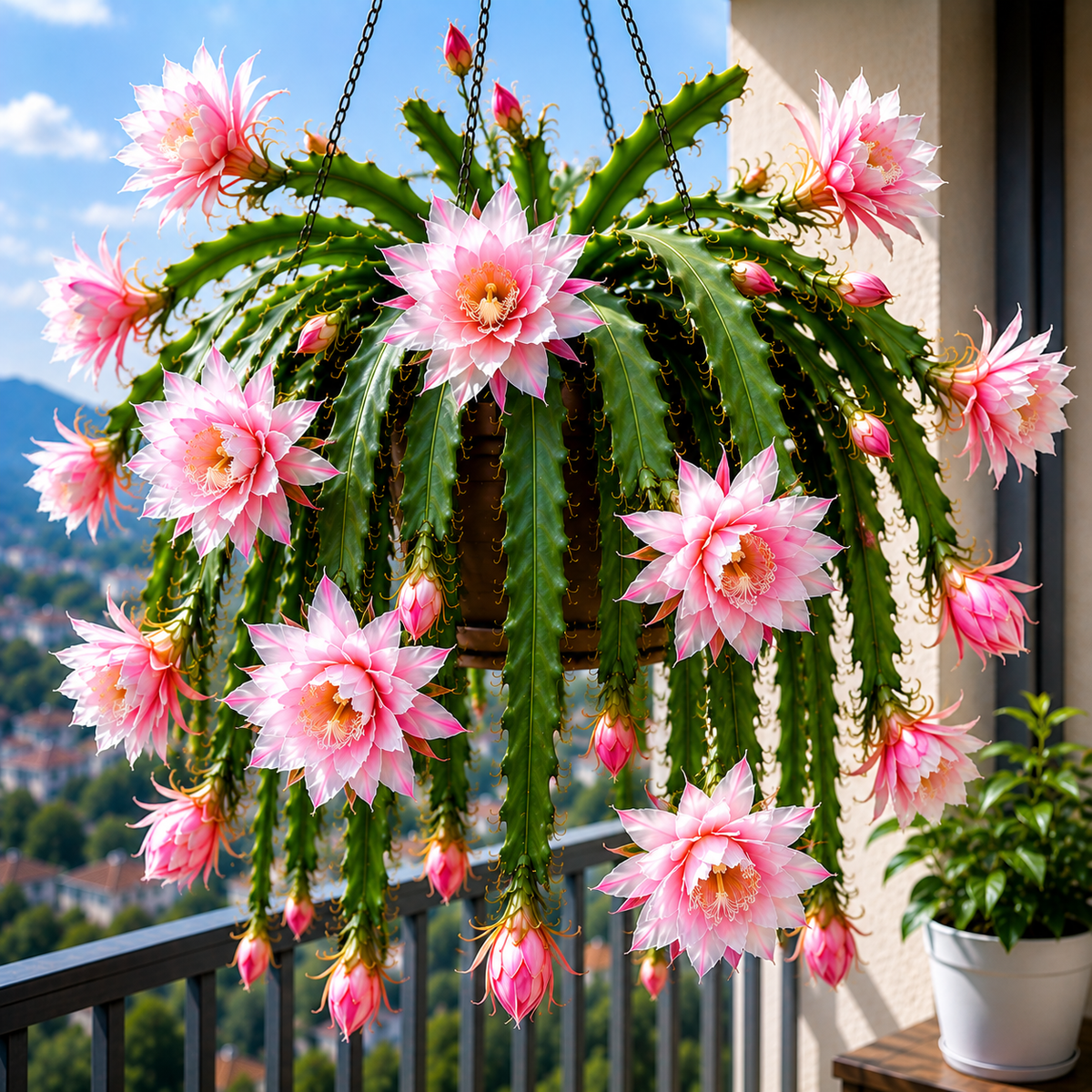 đ« Ritka Epiphyllum orchideakaktusz đž A ritka virĂĄg, amelyet mindenki megcsodĂĄl