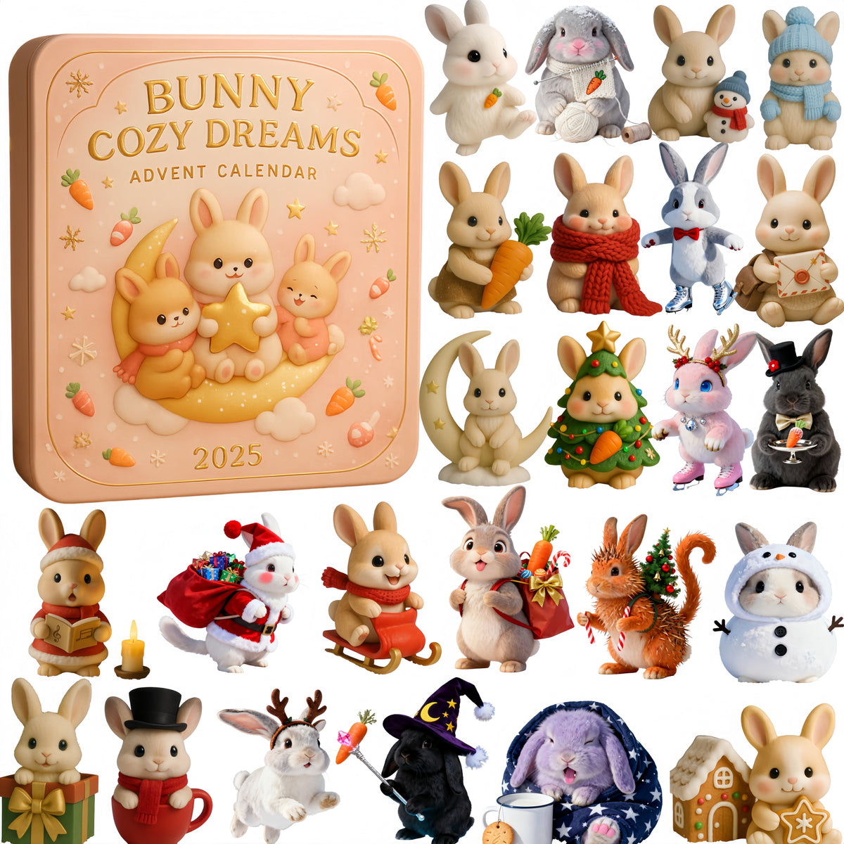 Kalendarz adwentowy Bunny Cozy Dreams 2025