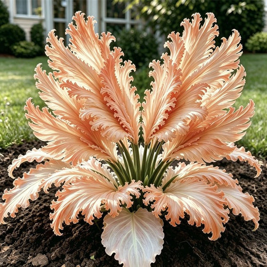 🌱Ritka hattyútollú hosta hagymák -🦢 Kecses lombozat, amely hattyúszárnyakként bontakozik ki