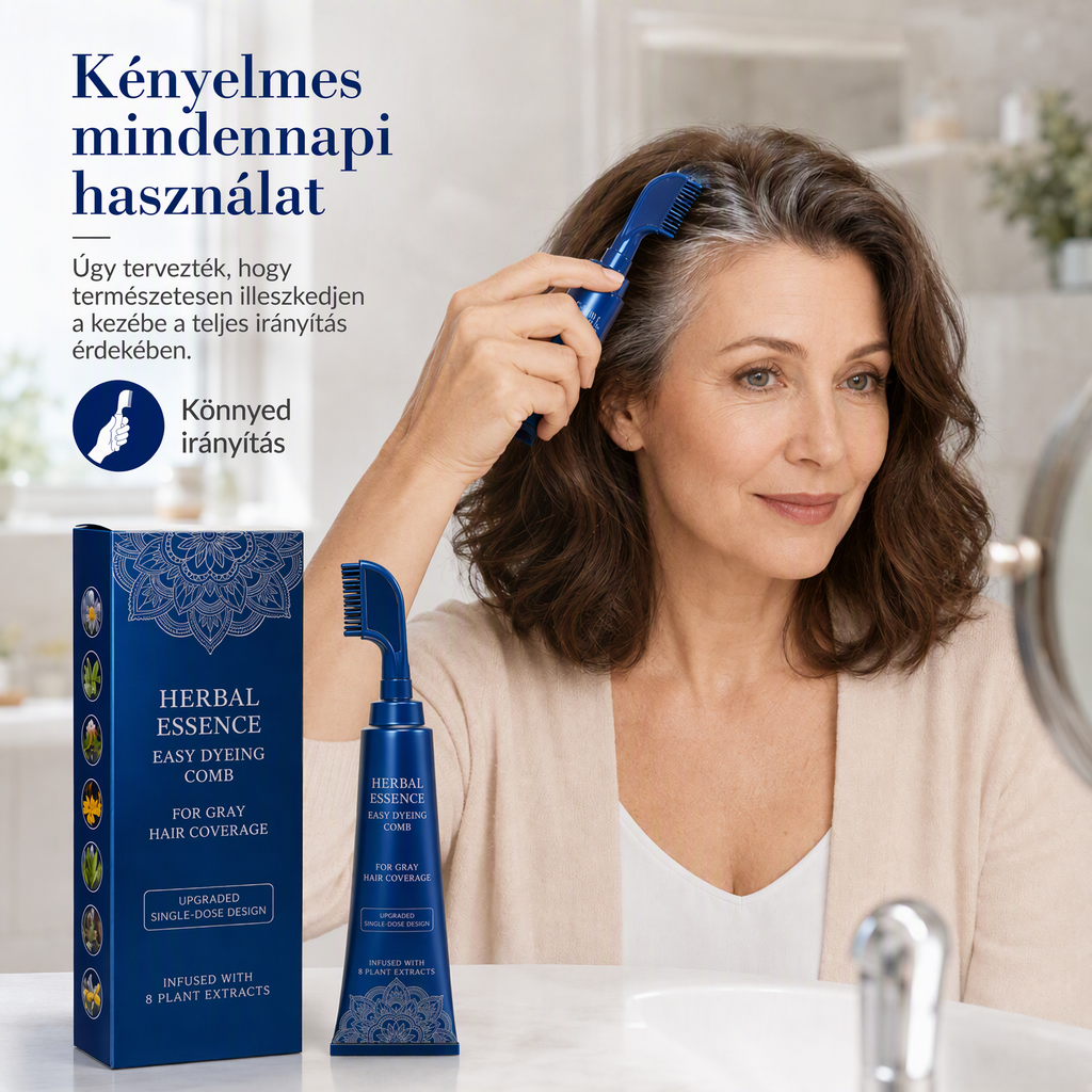 đż NövĂ©nyi alapĂș fĂ©sƱs hajfestĂ©k â 95%-os Ćsz hajtakarĂĄs, ammĂłniamentes