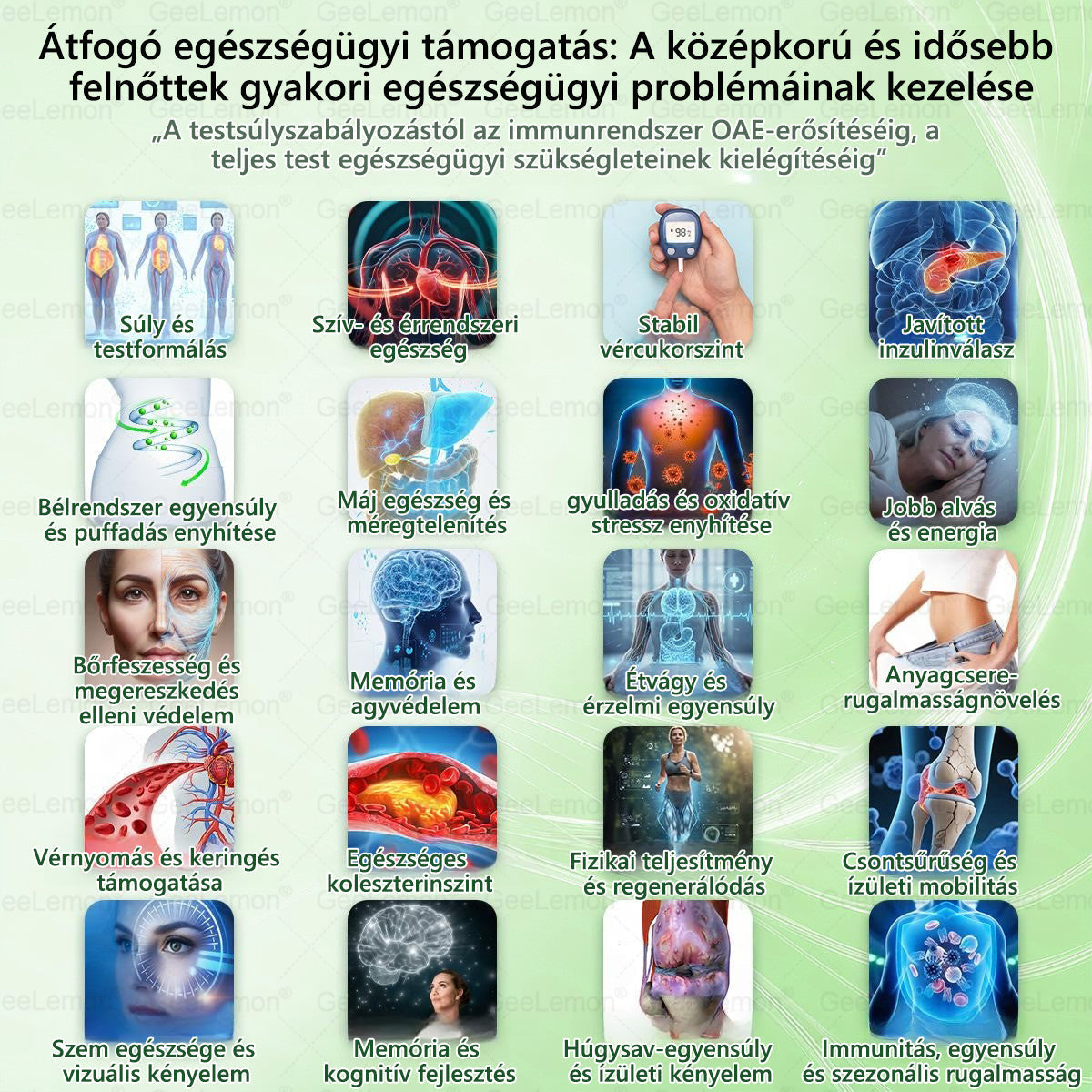 Ajánlott a Semmelweis Kórház által · 👩⚕️BENU hivatalos üzlet| 🎁 𝐆𝐞𝑒𝐿𝑒𝐦𝐨𝐧® Glumasetide 8 az 1-ben Karcsú és Egészséges Nano Mikrotűs Tapasz
