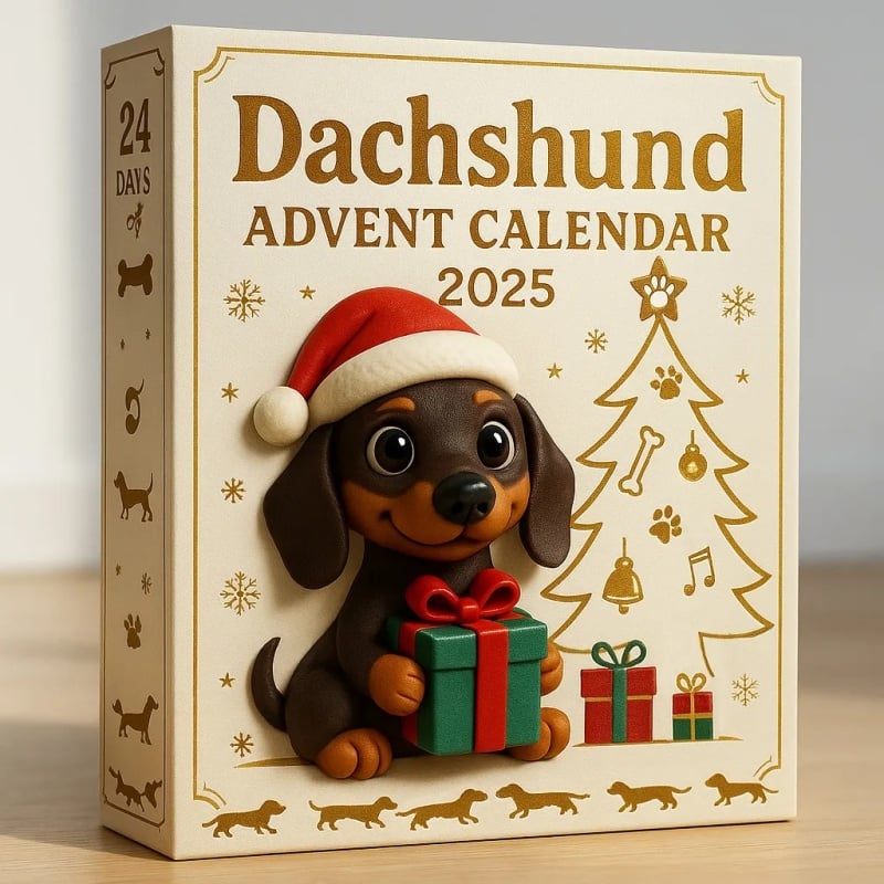 ✨Adventi naptár tacskóknak 2025 — 24 nap bécsi öröm 🎄🐶
