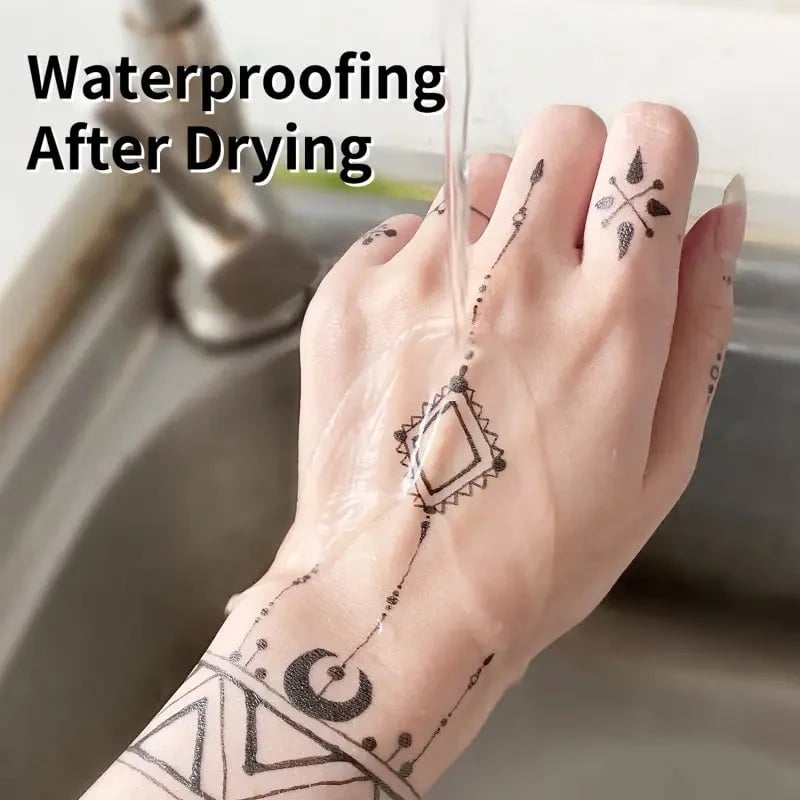 đđš10-Color Temporary Tattoo Markers Set