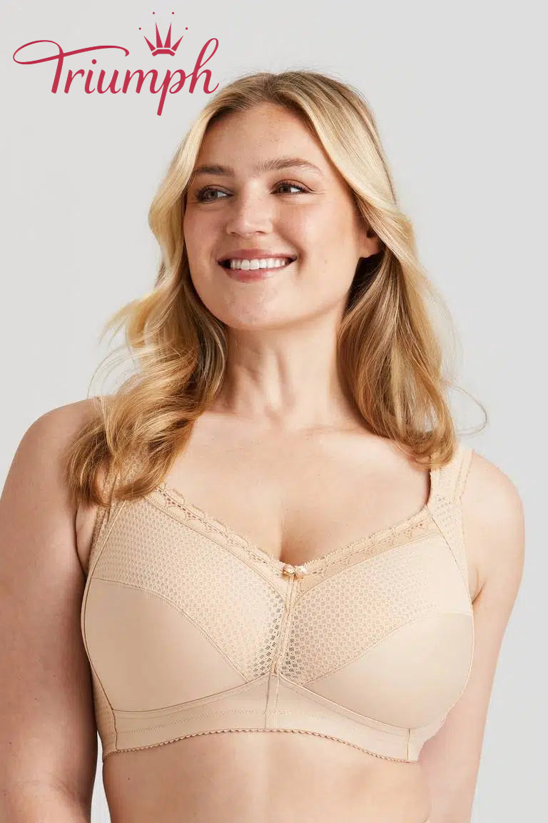 💖Triumph® 3 darabos szett ✨Kényelmes pamut pöttyös melltartó