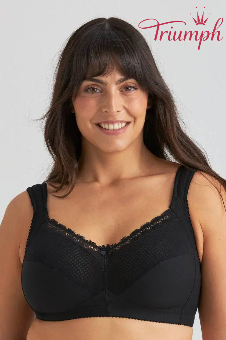 💖Triumph® 3 darabos szett ✨Kényelmes pamut pöttyös melltartó