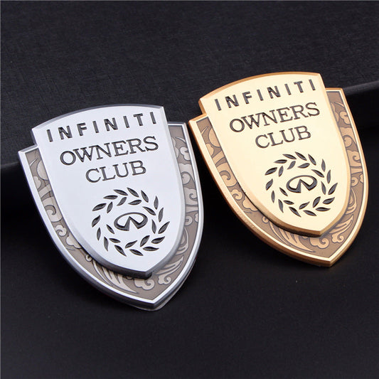 Autócímkék, külső módosítási kiegészítők, anyagok, sárvédő, oldal, hátsó matricák, háromdimenziós fém személyiség, kreatív karosszériacímke