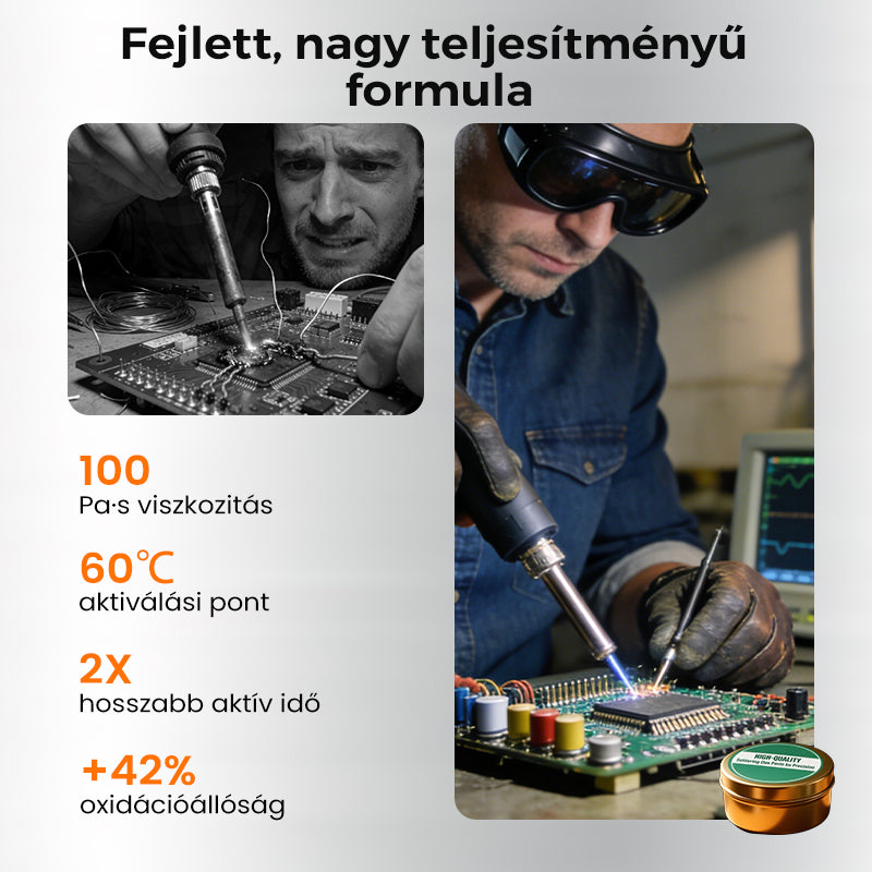 Kiváló minőségű forrasztópaszta - segíti a forrasztást