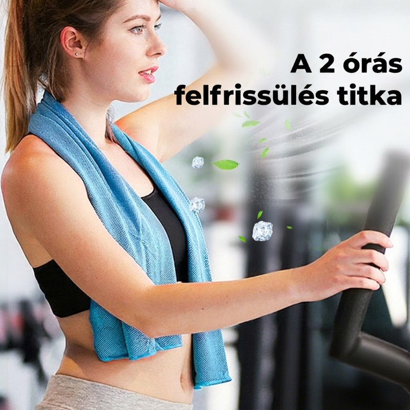 ❄️ Maradjon hűvösen azonnal bárhol – Azonnali hűsítő törölköző (hordozható, összecsukható, többfunkciós) 🌞