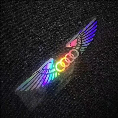3D angyalszárnyas lézeres autómatrica ✧4 db✧