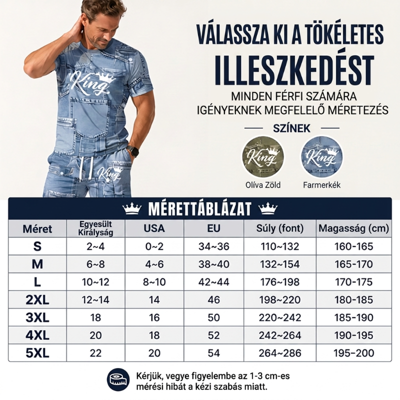 đ FĂ©rfi farmerhatĂĄsĂș pĂłlĂł Ă©s rövidnadrĂĄg szett | KönnyƱ, lĂ©gĂĄteresztĆ nyĂĄri viselet âïž