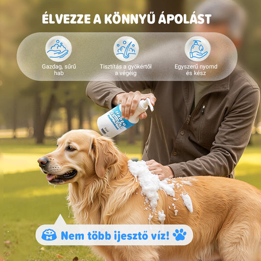 🐱 Gyengéd, Növényi Alapú Dezodoráló Hab Háziállatoknak