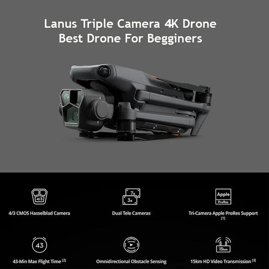 ❄🎄2025 Különleges ajánlat⛄🔔 4K Kamerás Drón Felnőtteknek, HS175D RC Quadcopter Automatikus Visszatérés funkcióval, Kövess engem, Kefe nélküli Motorral, Körrepüléssel, Útpontokkal, Magasságtartással, Fej nélküli Üzemmóddal, 28 Perc Repülési Idővel! !