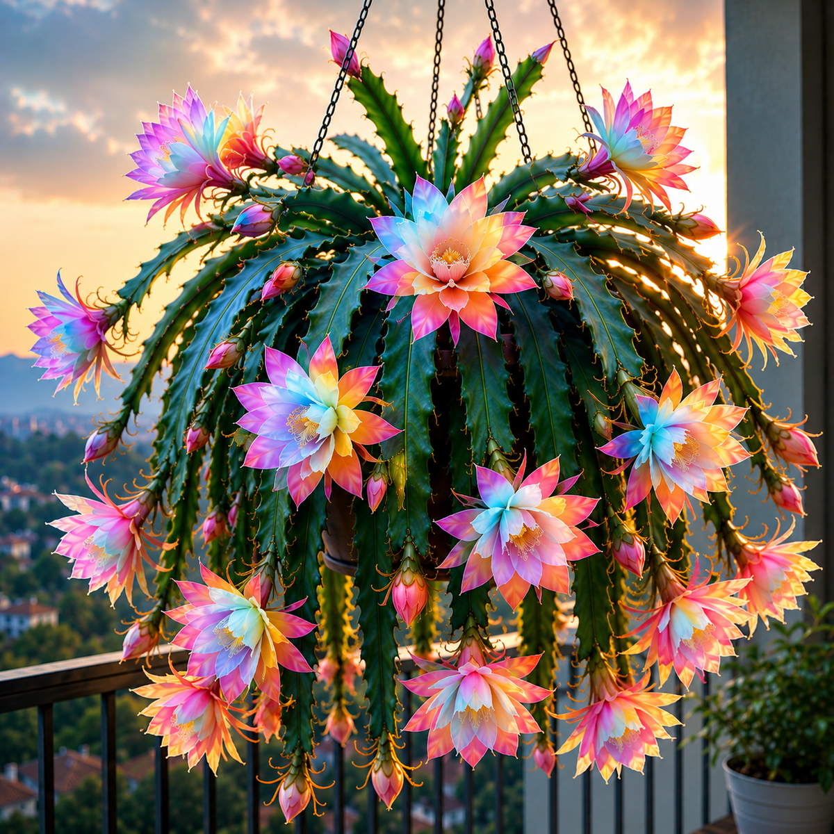 đž Ritka Epiphyllum orchideakaktusz â LenyƱgözĆ egzotikus virĂĄgok