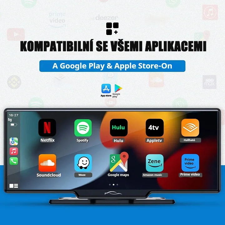 Autós táblagép intelligens audio- és videorendszere (Pro MaxTM 2025-ös modell).