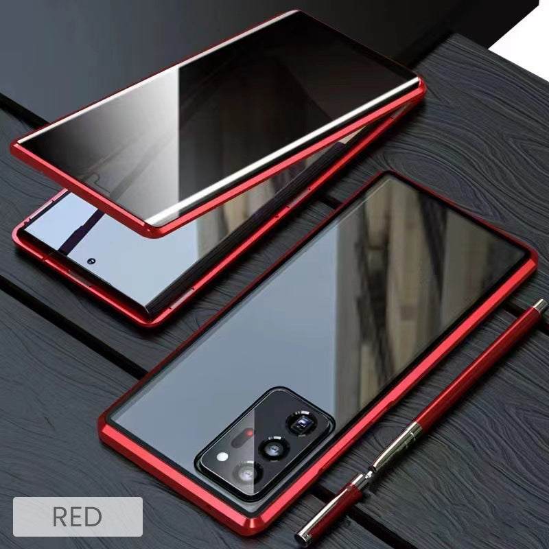 💥Mágneses edzett üveg kétoldalas telefon tok Samsung S23-S25 sorozathoz