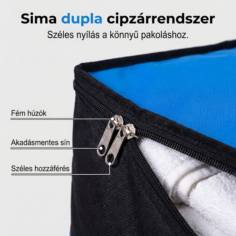 đđŠ ĂsszecsukhatĂł TĂĄrolĂł Ă©s KöltöztetĆ TĂĄska â Extra Nagy KapacitĂĄs, Lapra HajtogathatĂł DizĂĄjn, MegerĆsĂtett FogantyĂșk otthoni SzervezĂ©shez Ă©s KöltözĂ©shez đ đ