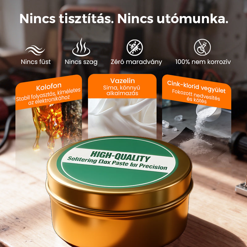 Kiváló minőségű forrasztópaszta - segíti a forrasztást