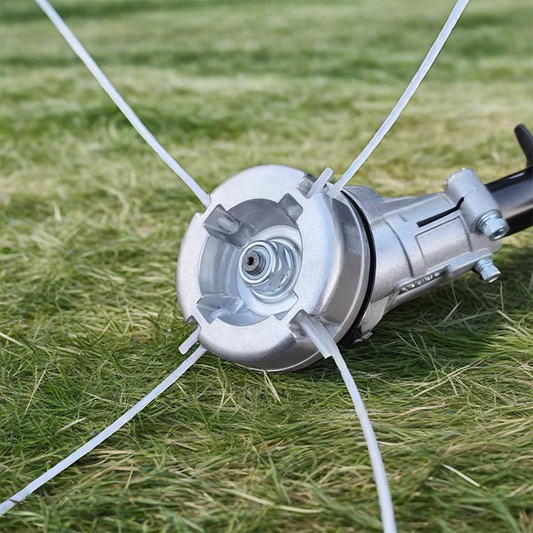 🔩⚡ 50% KEDVEZMÉNY! Ne menj vissza a fészerbe, mert megint elszakadt a damil! Ez a tartós, 4 szálas alumínium szegélynyíró fej könnyedén megbirkózik a vastag fűvel és a gyomokkal - nincs rozsda, nincs repedés, és nem kell aggódnod