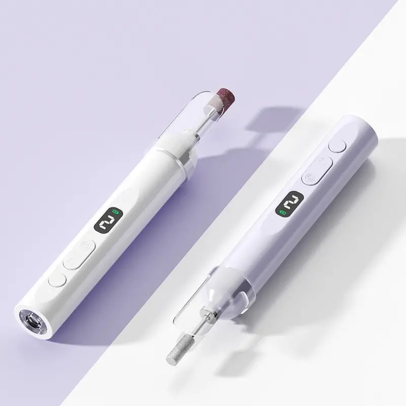 đ
2 az 1-ben elektromos körömreszelĆ LED lĂĄmpĂĄval (szĂĄrĂtĂł lĂĄmpa + 5 polĂrozĂłfej)