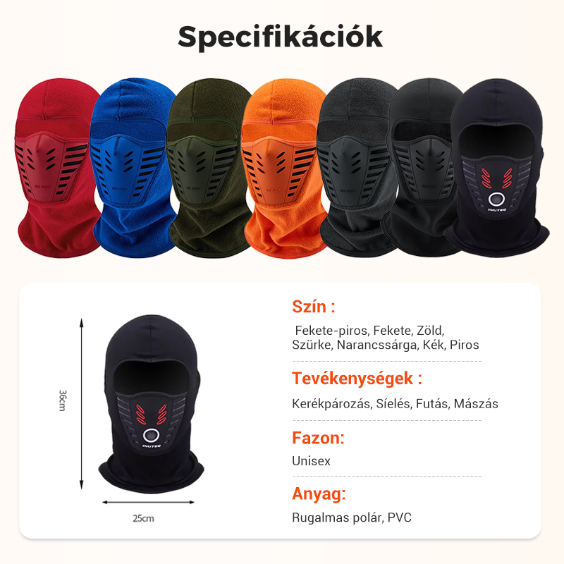 đ SzĂ©lĂĄllĂł sisak tĂ©li hasznĂĄlatra, unisex