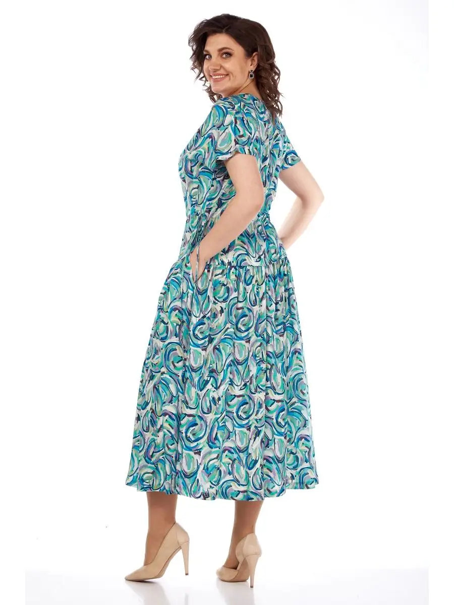 🔥Legjobb akció🔥🌺Nyári sifon ruha mintával👗