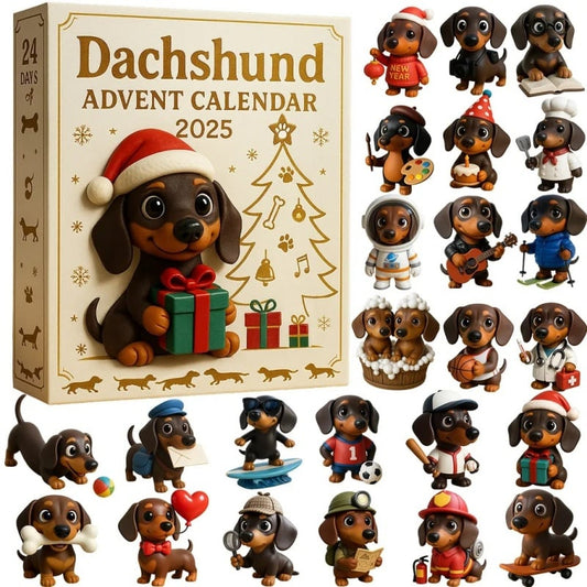 ✨Adventi naptár tacskóknak 2025 — 24 nap bécsi öröm 🎄🐶