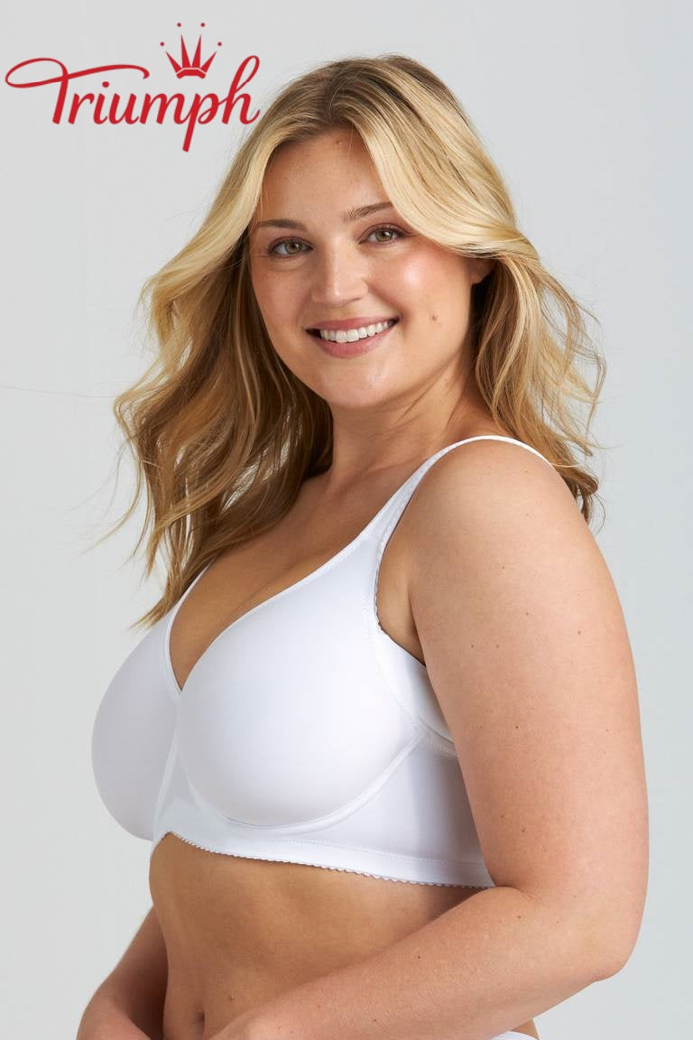 Triumph® 4 részes szett 🥰 A kényelmes melltartó tiszta pamutból készült, és nagyobb mellmérettel rendelkező nők számára alkalmas.