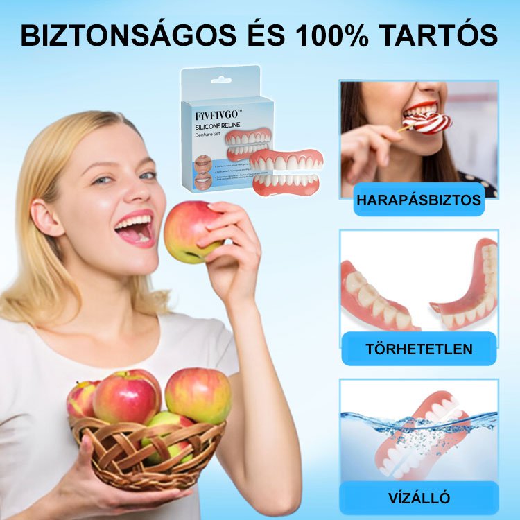 Tökéletes Mosoly Fogpótlás Készlet