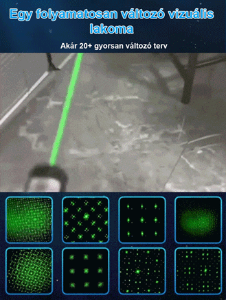 Nagy teljesítményű távolsági erős fényű lézer toll.