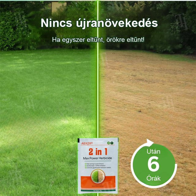 Két az egyben erős hatású gyomirtó szer
