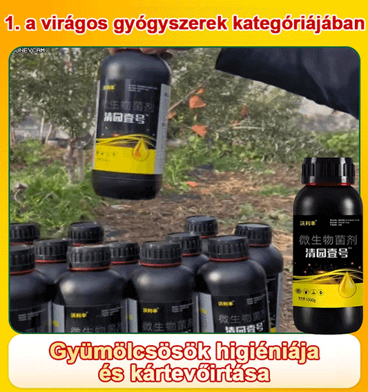 1000 kg vízzel hígított egy üveg növényi gyümölcsfa tisztítószer