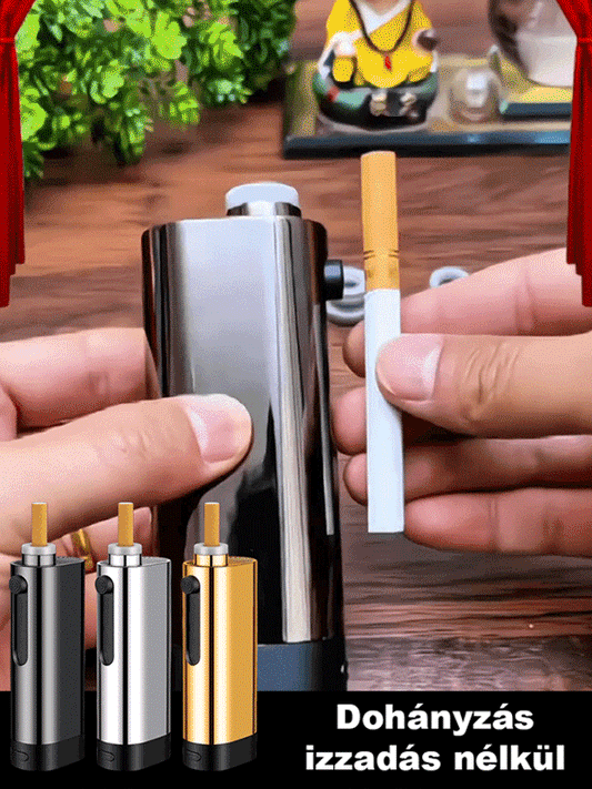 Egy kattintással gyújtott hordozható dohánygyújtó