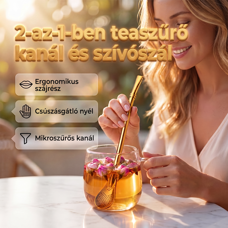 đ„ 2-in-1 teaszƱrĆ kanĂĄl szĂvĂłszĂĄllal â Kompakt, könnyen hasznĂĄlhatĂł đ„