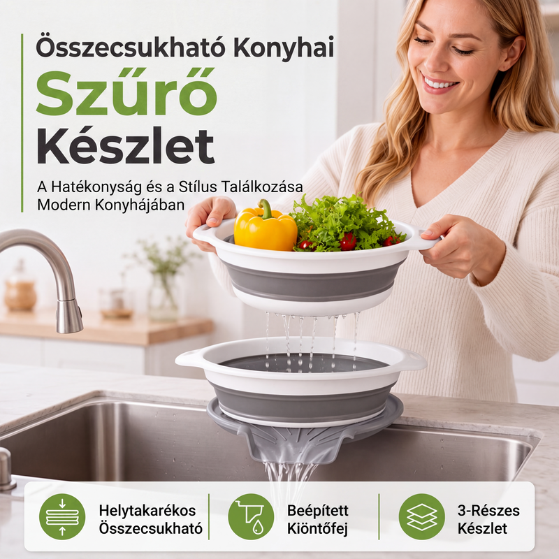 đČ 3 rĂ©tegƱ összehajthatĂł szƱrĆ â LeeresztĆ talppal, helytakarĂ©kos đŠ