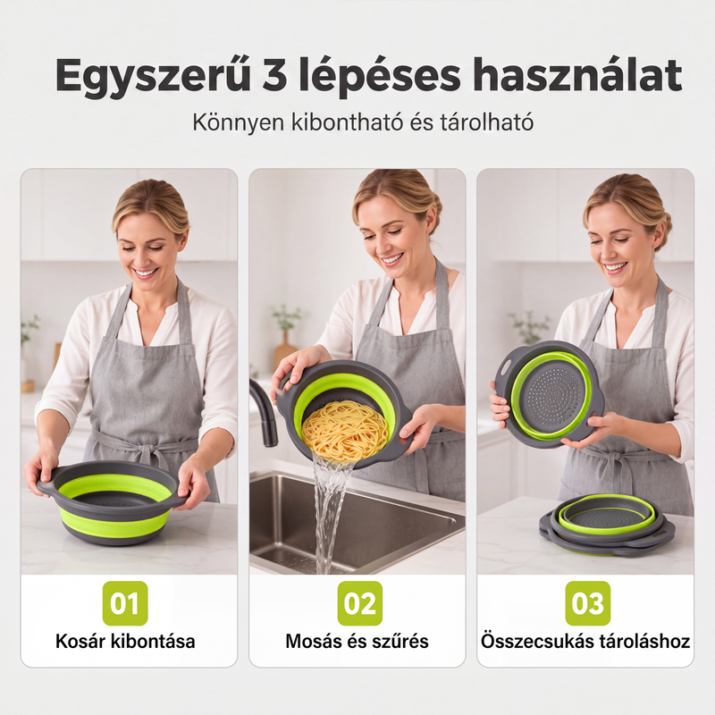 đČ 3 rĂ©tegƱ összehajthatĂł szƱrĆ â LeeresztĆ talppal, helytakarĂ©kos đŠ