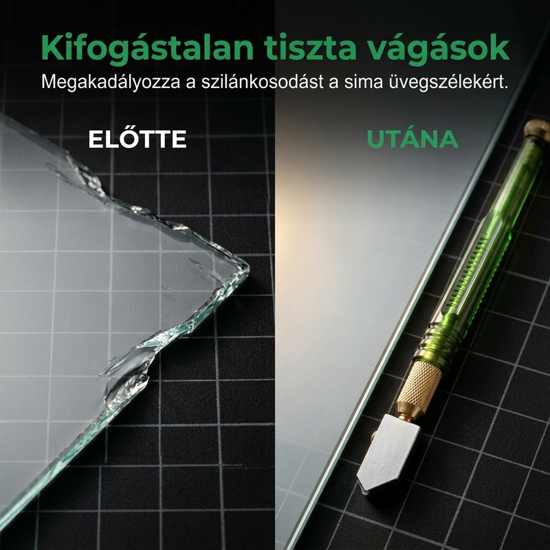 đ ïžProfesszionĂĄlis gyĂ©mĂĄntvĂĄgĂł â edzett ötvözetbĆl kĂ©szĂŒlt görgĆkkel, amelyek precĂz vĂĄgĂĄst tesznek lehetĆvĂ© ĂŒvegen Ă©s csempĂ©n egyarĂĄnt.