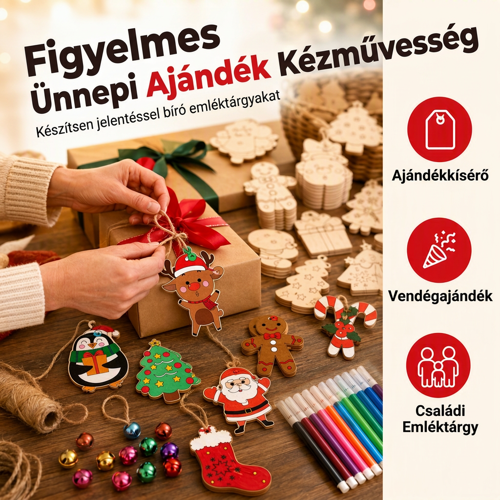 đ DIY karĂĄcsonyi fadĂszĂtĆ kĂ©szlet â Tollakkal Ă©s csengĆkkel, kreatĂv ĂŒnnepi dekorĂĄciĂł âš