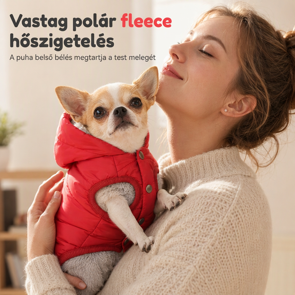 đŸ âš Kapucnis kutyakabĂĄt â bĂ©lĂ©ses gyapjĂșval, szĂ©lĂĄllĂł đ§„