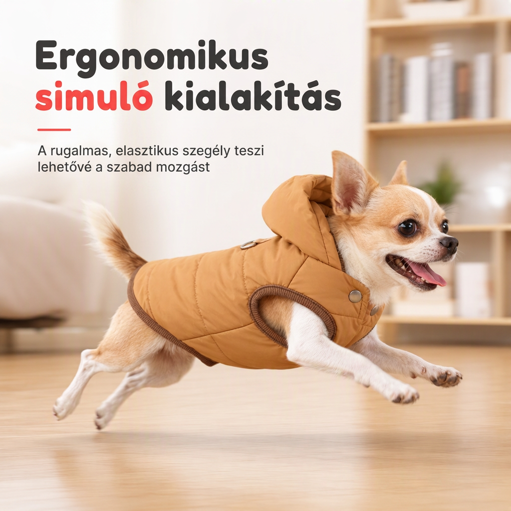 đŸ âš Kapucnis kutyakabĂĄt â bĂ©lĂ©ses gyapjĂșval, szĂ©lĂĄllĂł đ§„
