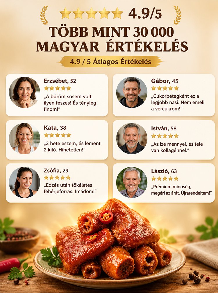 Célzott anti-glikán: 0 cukor kollagén mangalica főtt sertésláb